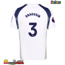 Camisa de Futebol Tottenham Hotspur Radu Dragusin #3 Equipamento Principal 2025-26 Manga Curta